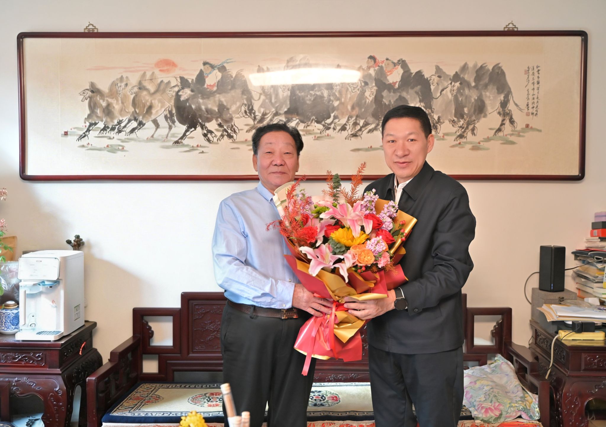 校领导开展春节前夕走访慰问活动